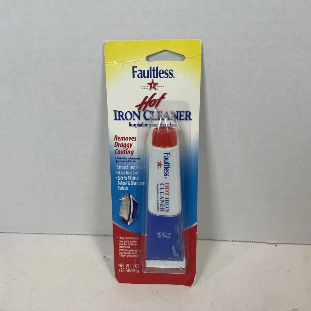 Faultless Hot Iron Cleaner Removes‎ Draggy Coating Teflon & Silverstone Surfaces